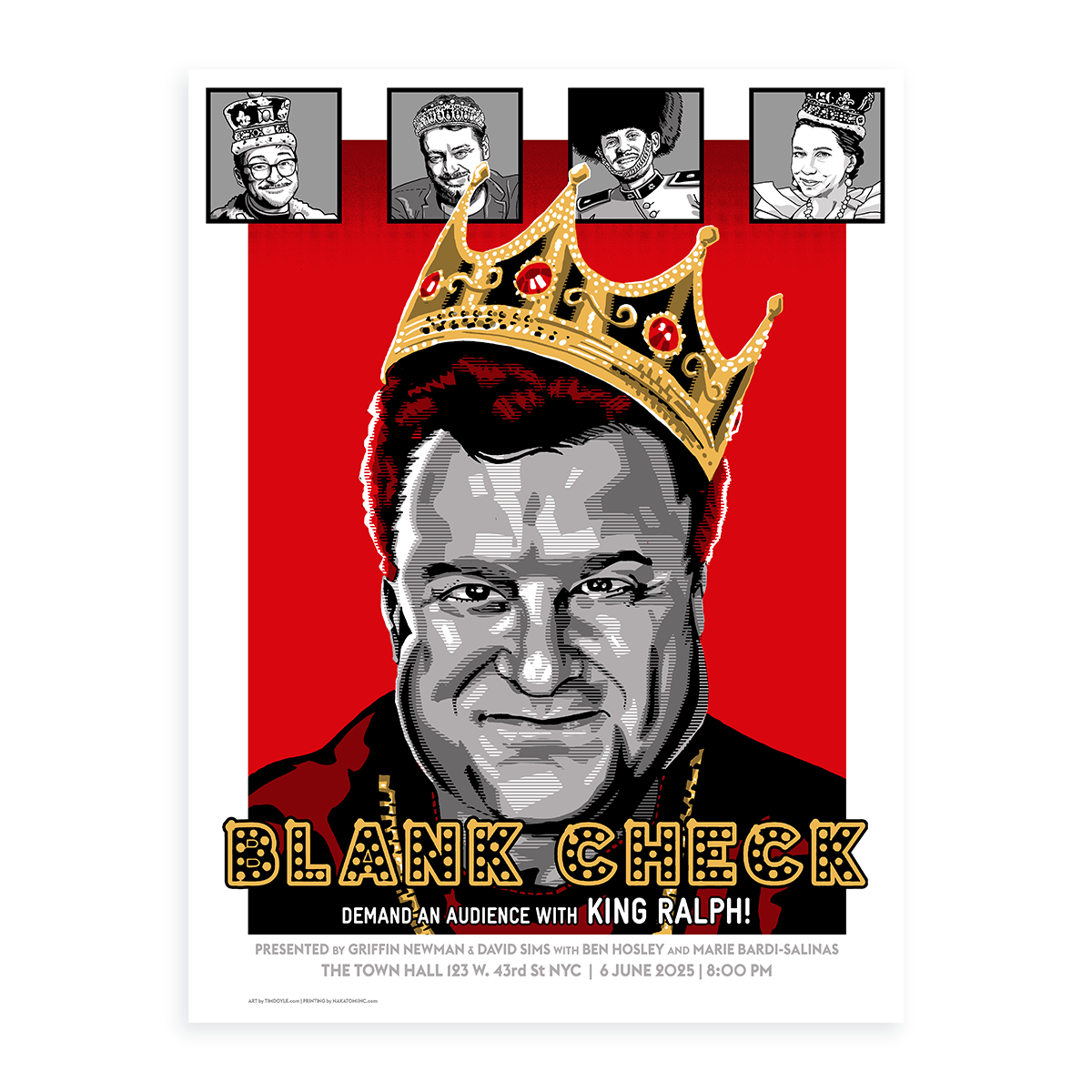 Blank Check x King Ralph Poster